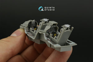 Quinta Studio QD48419 F-16D block 40 3D-Printed &amp;amp; coloured Interior on decal paper (Kinetic 2022 tool) 1/48 – immagine 11
