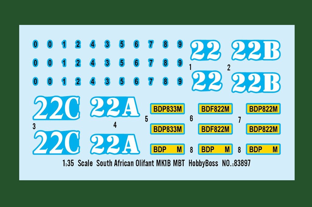 Hobby Boss 83897 South African Olifant MK1B MBT 1/35 – immagine 4