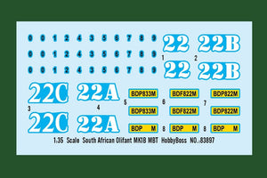 Hobby Boss 83897 South African Olifant MK1B MBT 1/35 – immagine 4
