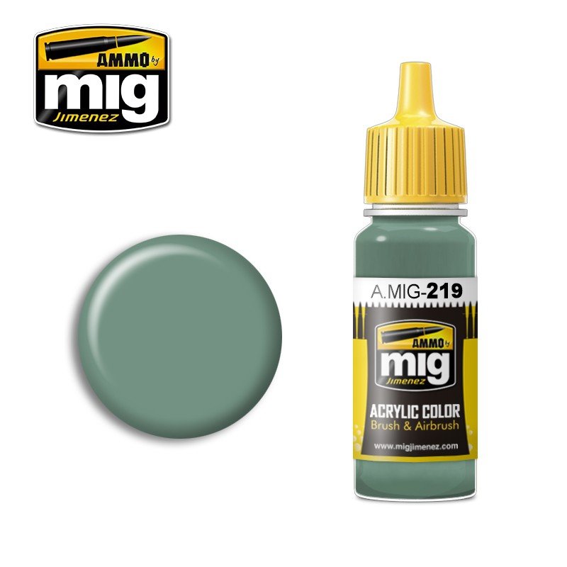 AMMO of Mig Jimenez 0219 FS 34226 (BS283) INTERIOR GREEN 17ml