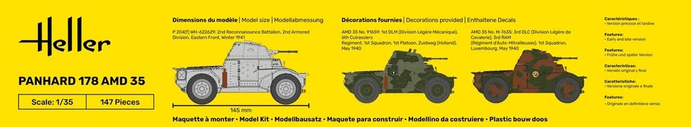 Heller 35325 Panhard 178 Starter Kit 1/35 – imagen 5