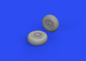Eduard 672282 P-51B/C wheels diamond tread ARMA HOBBY 1/72 – imagen 3
