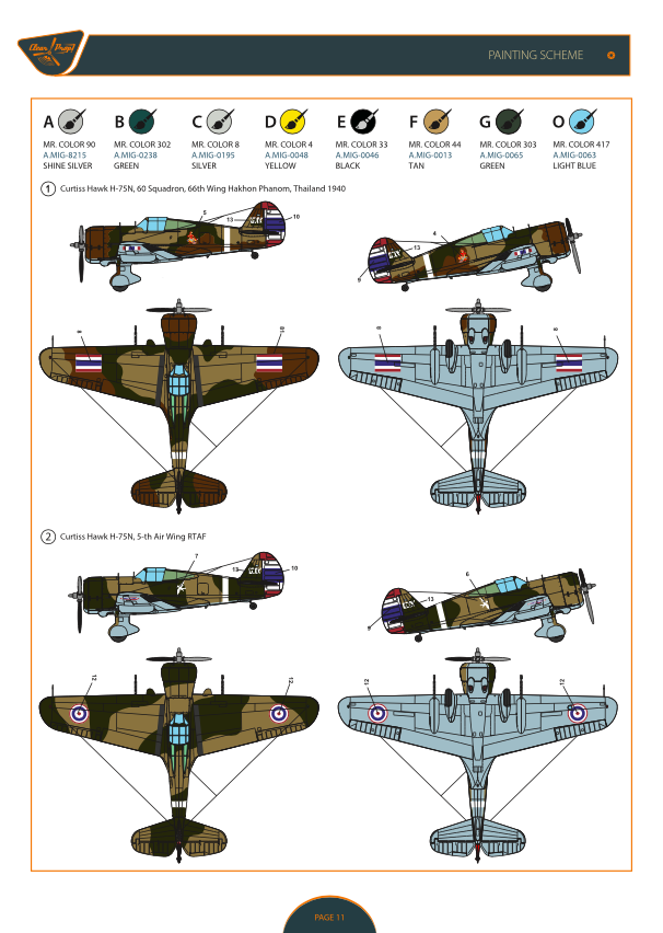 Hélice transparente ! Kit avancé CP4804 H-75N Hawk 1/48 – image 35