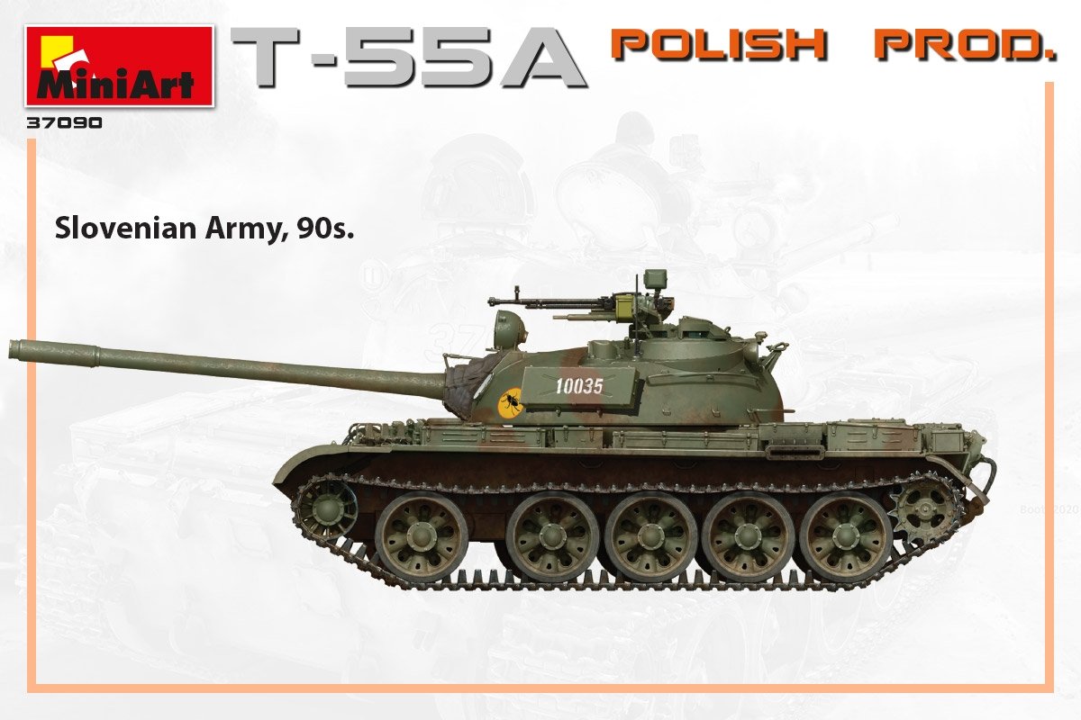MiniArt 37090 T-55A POLISH PRODUCTION 1/35 – immagine 5