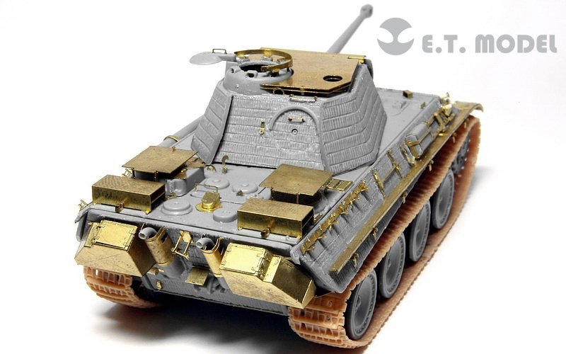 E.T. Model E72-010 WWII German Panther G Anti Aircraft Armour For DRAGON Kit 1/72 – zdjęcie 5
