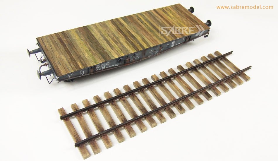 Sabre 35A02 German Railway Schwerer Plattformwagen Type SSys 1/35 – zdjęcie 2