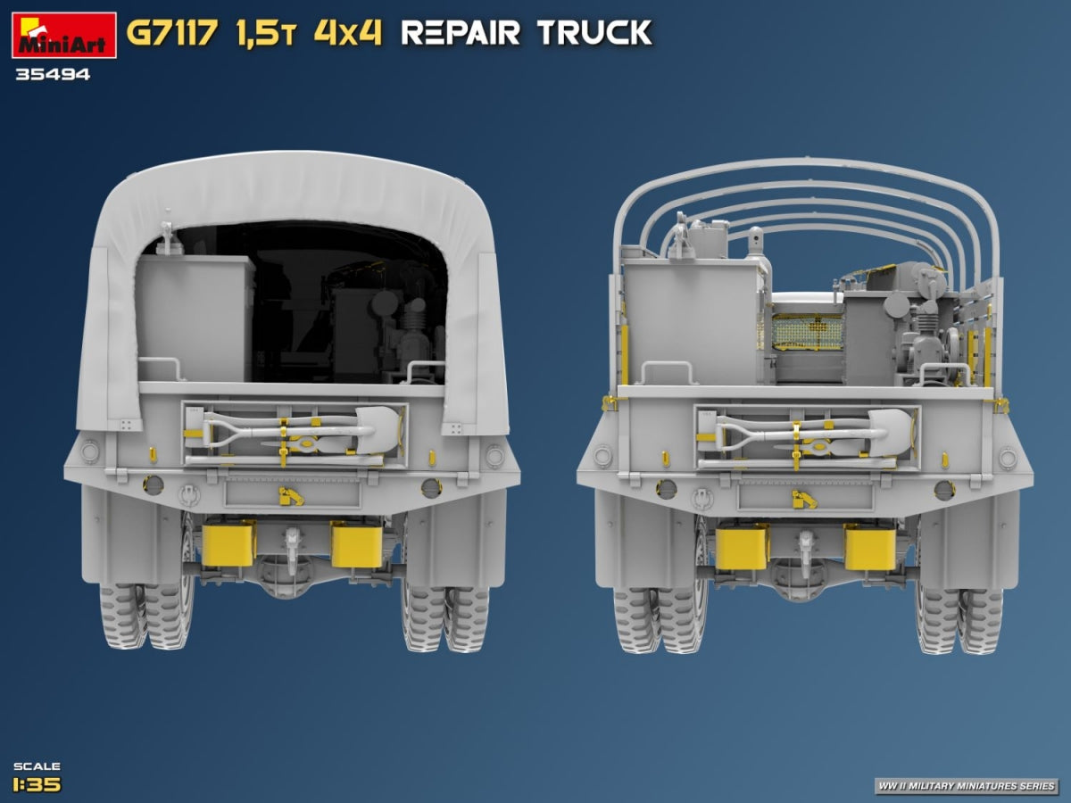 MiniArt 35494 G7117 1,5T 4x4 Repair Truck 1/35 – Bild 43