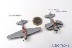 Ensemble d&amp;#39;avions de pont USS Enterprise de la Seconde Guerre mondiale MK1 Design MS-20018 pour CV-6 Enterprise à l&amp;#39;échelle 1/200 – image 15