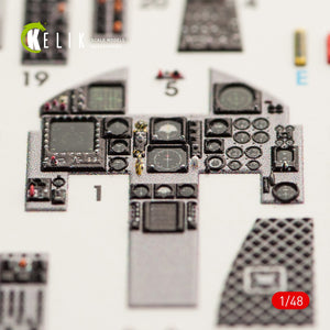 KELIK K48044 F-15C MSIP II EAGLE INTERIOR 3D DECALS FOR GWH KIT 1/48 – zdjęcie 2