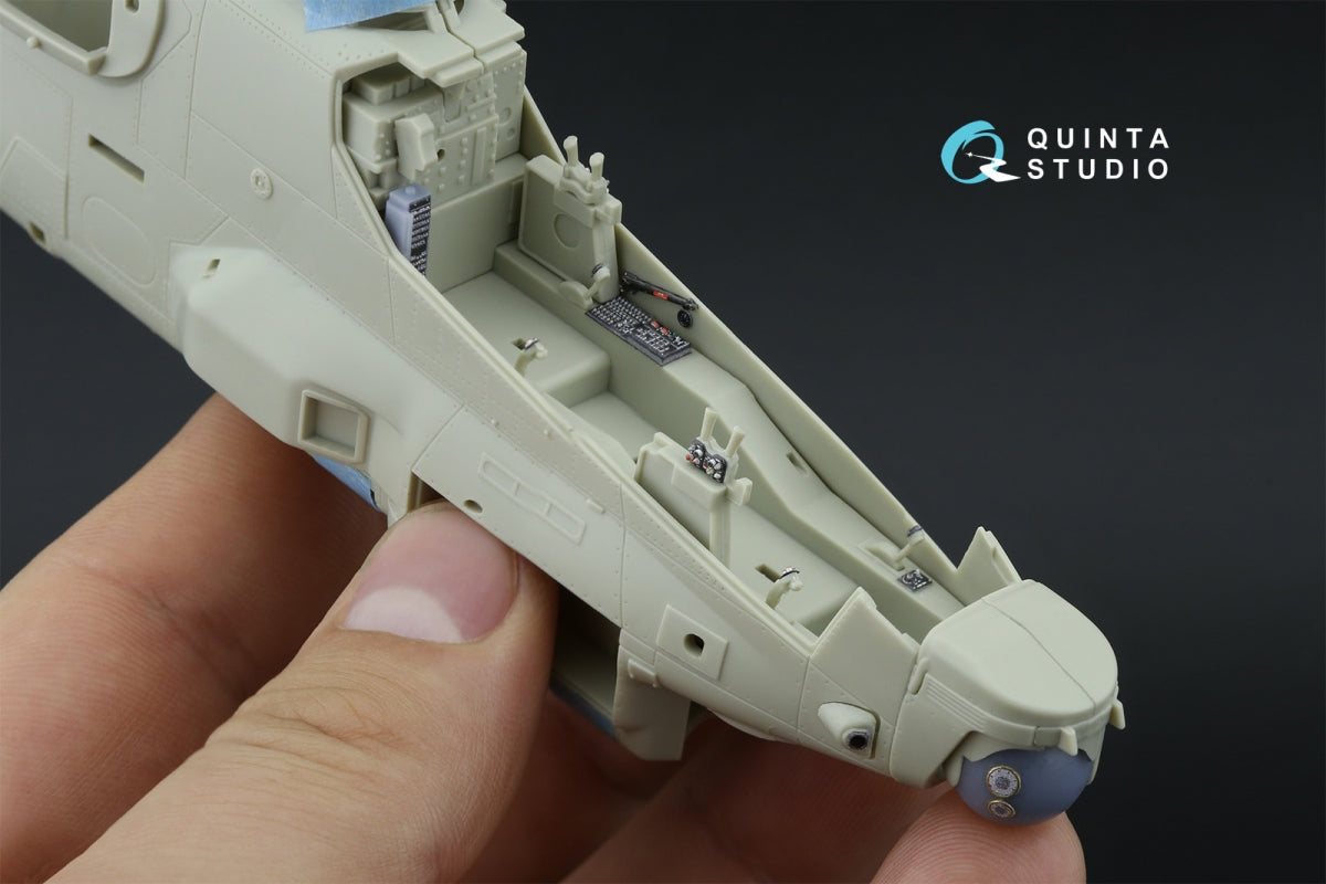 Quinta Studio QDS-48535 AH-1Z Zulu Cobra/Viper 3D-Printed &amp;amp; coloured Interior on decal paper (KittyHawk) (small version) 1/48 – immagine 8