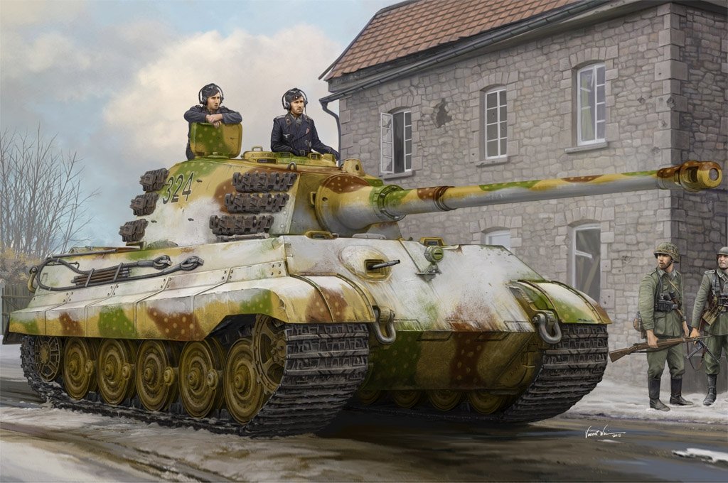 Hobby Boss 84532 Pz.Kpfw.VI Sd.Kfz.182 Tiger II (Henschel Feb-1945 Production) 1/35