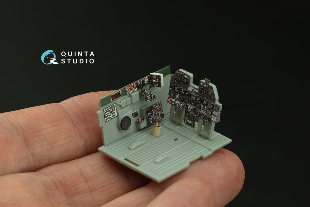 Quinta Studio QD48442 P-47N Thunderbolt 3D-Printed coloured Interior on decal paper (Academy) 1/48 – immagine 9