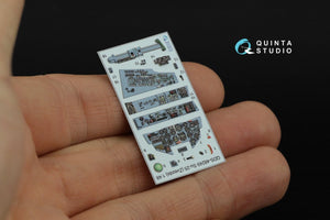 Quinta Studio QDS-48249 Su-25 3D-Printed &amp;amp; colored Interior on decal paper (Zvezda) 1/48 – immagine 10