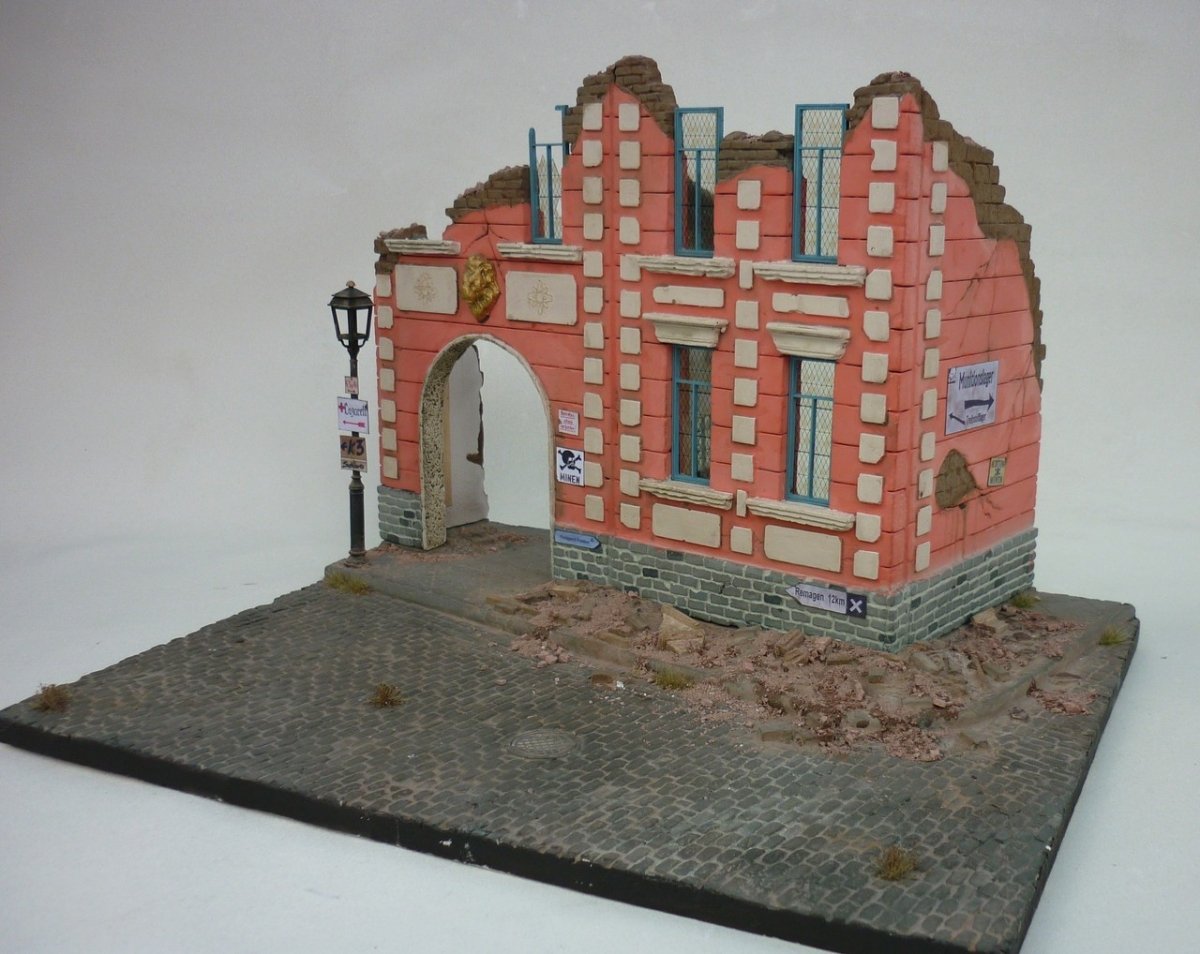 RT-Diorama 35222 Diorama-Base: &amp;quot;Bombed out Street&amp;quot; 1/35 – zdjęcie 7