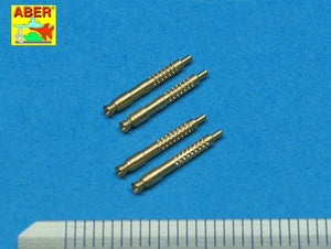 Aber A32011 Set of 4 barrel tips for German 13 mm MG 131 aircraft machine gun 1/32 – immagine 2