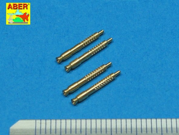 Aber A32011 Set of 4 barrel tips for German 13 mm MG 131 aircraft machine gun 1/32 – immagine 2
