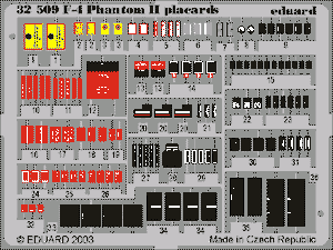 Eduard 32509 F-4 placards 1/32
