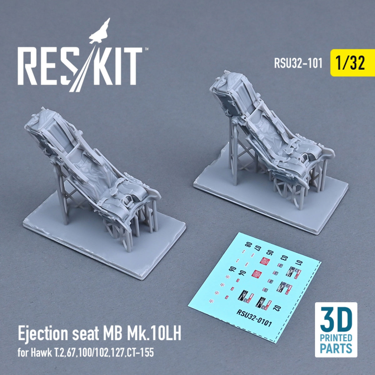 Siège éjectable RESKIT RSU32-0101 MB MK.10LH pour Hawk T.2, 67, 100/102, 127, CT-155 (imprimé en 3D) 1/32 – image 2