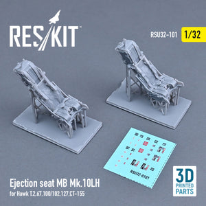 Siège éjectable RESKIT RSU32-0101 MB MK.10LH pour Hawk T.2, 67, 100/102, 127, CT-155 (imprimé en 3D) 1/32 – image 2