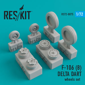 RESKIT RS72-0075 F-106B &amp;quot;DELTA DART&amp;quot; WHEELS SET 1/72