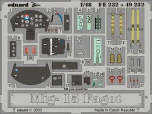 Eduard FE232 MiG-15 Fagot 1/48 Trumpeter