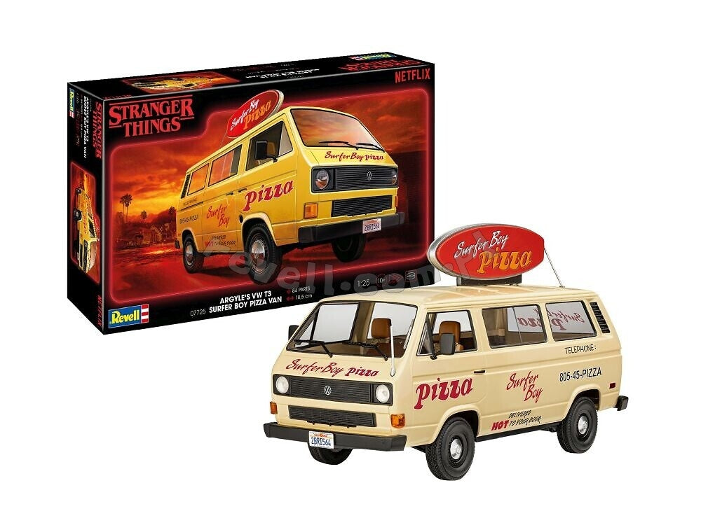 Revell 67725 VW T3 Bus Surfer Boy - Stranger Things Model Set 1/25 – immagine 2