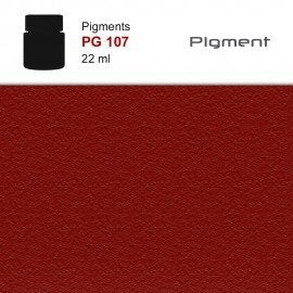 Pigments en poudre Lifecolor PG107, teinte rouille foncée, 22 ml