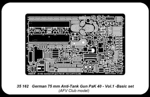 Aber 35162 Niemiecka armata przeciwpancerna PaK40 cz1 zestaw podstawowy (AFV) 1/35 – Bild 4