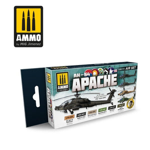 AMMO of Mig Jimenez 7253 AH64 Apache Set 6x17ml