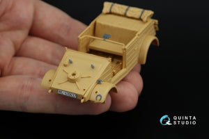 Quinta Studio QD+48546 Kubelwagen Type 82 3D-Printed &amp;amp; coloured Interior on decal paper (Tamiya) (with 3D-printed resin parts) 1/48 – imagen 15