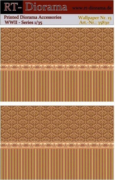 RT-Diorama 35830 Printed Accessories: Wallpaper No.15 1/35