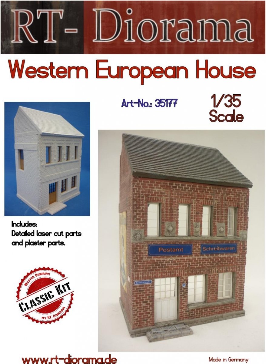 RT-Diorama 35177 Maison d'Europe occidentale 1/35