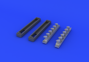 Eduard 648247 Bf 109G exhaust stacks 1/48 EDUARD – immagine 5