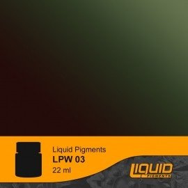 Pigments liquides Lifecolor LPW03 Vert olive brûlé 22 ml