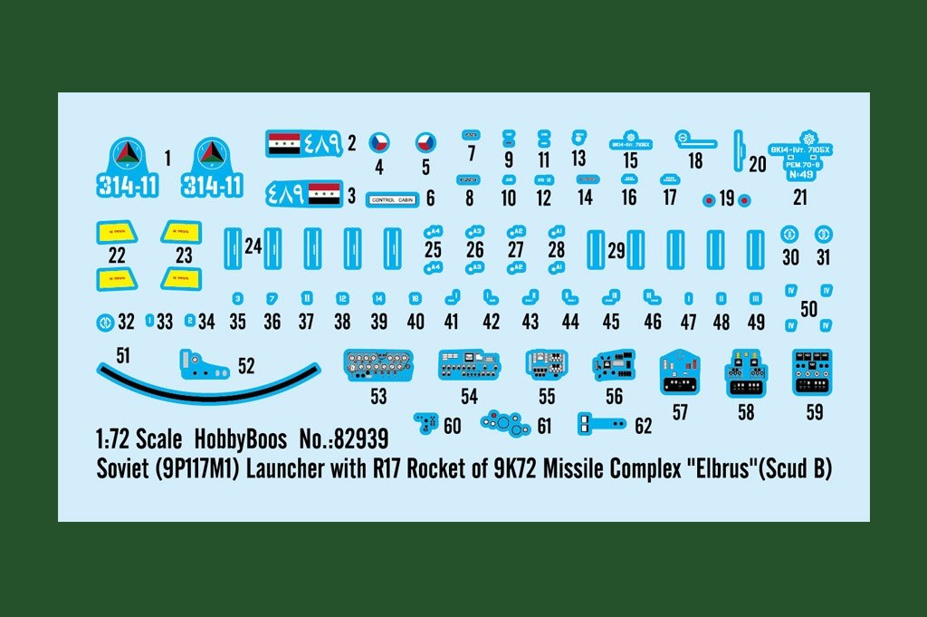 Hobby Boss 82939 Former Soviet Scud-B ballistic missile 1/72 – zdjęcie 3