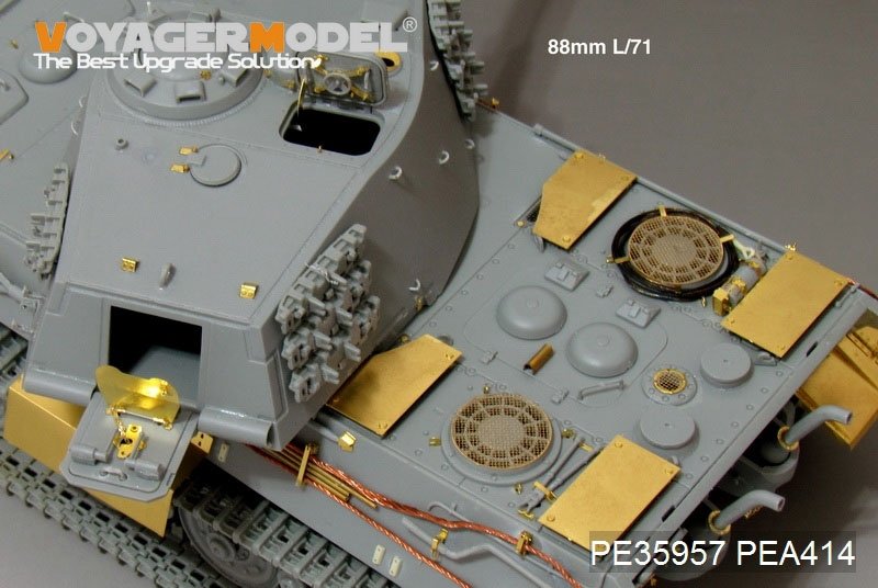 Voyager Model PE35957 WWII German King Tiger (Hensehel Turret) For HOBBYBOSS 84533 1/35 – zdjęcie 20