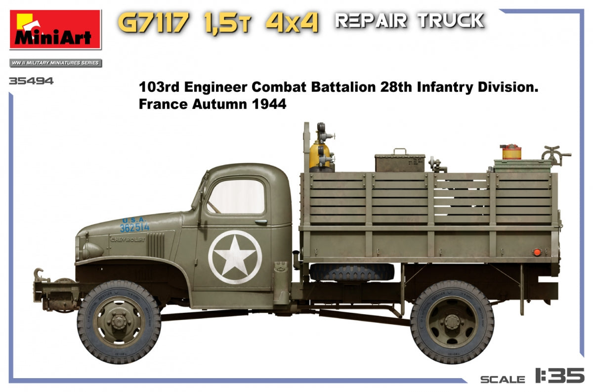 MiniArt 35494 G7117 1,5T 4x4 Repair Truck 1/35 – Bild 6
