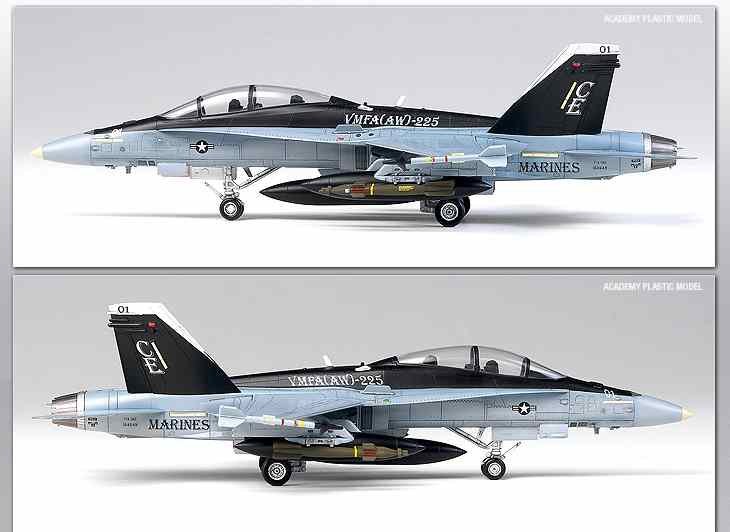 Academy 12422 F/A-18D Hornet US Marines 1/72 – imagen 2