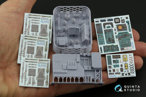 Quinta Studio QD+48357 Ka-27PL Military version 3D-Printed &amp;amp; coloured Interior on decal paper (Hobby Boss) (with 3D-printed resin parts) 1/48 – immagine 3