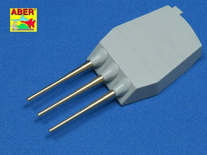 Aber 350L-06 Set of 9pcs 406mm short barrels for US ships for turrets without antiblast covers: North Carolina, Washington 1/350 – Bild 3