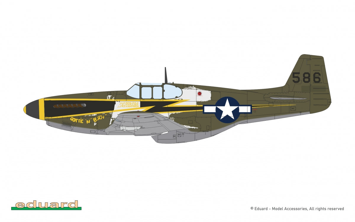 Eduard 82108 P-51B/ C Mustang w/ dorsal fin 1/48 – zdjęcie 12