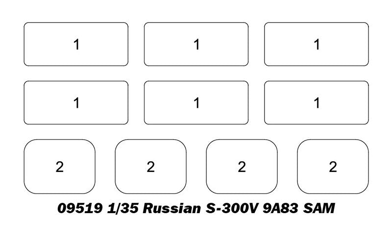 Trumpeter 09518 Russian S-300V 9A82 SAM 1/35 – imagen 3