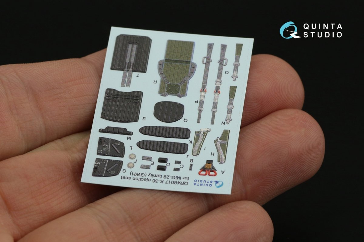 Quinta Studio QR48017 K-36 ejection seat for MiG-29 family ( GWH ) 1/48 – Bild 5