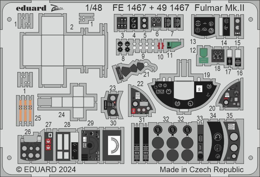 Eduard FE1467 Fulmar Mk. II TRUMPETER 1/48