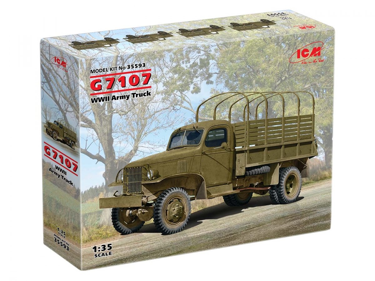 ICM 35593 G7107 WWII Army Truck 1/35 – immagine 2