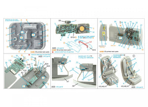 Quinta Studio QD+48357 Ka-27PL Military version 3D-Printed &amp;amp; coloured Interior on decal paper (Hobby Boss) (with 3D-printed resin parts) 1/48 – immagine 2