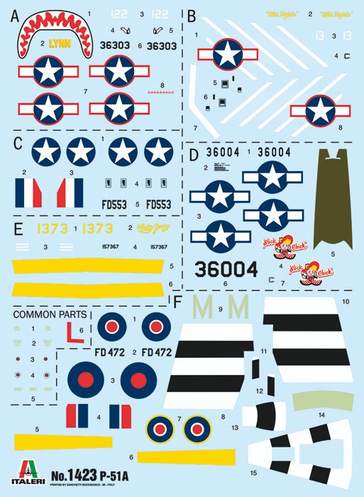 Italeri 1423 P-51A Mustang 1/72 – image 6