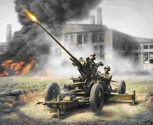 Zvezda 6115 Soviet 37mm AA Gun Type 61K 1/72