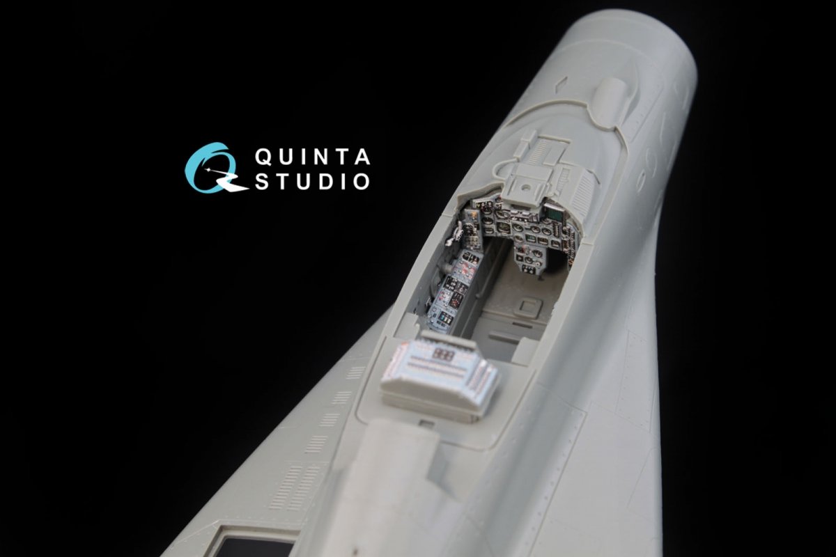 Quinta Studio QD48008 MiG-29 (9-12) 3D-Printed &amp;amp; coloured Interior on decal paper (for GWH kits) 1/48 – zdjęcie 6