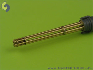 Master AM-32-029 M61 A1 Vulcan - Six-barrelled rotary 20mm cannon - turned barrels with etched barrel clamps 1/32 – imagen 2